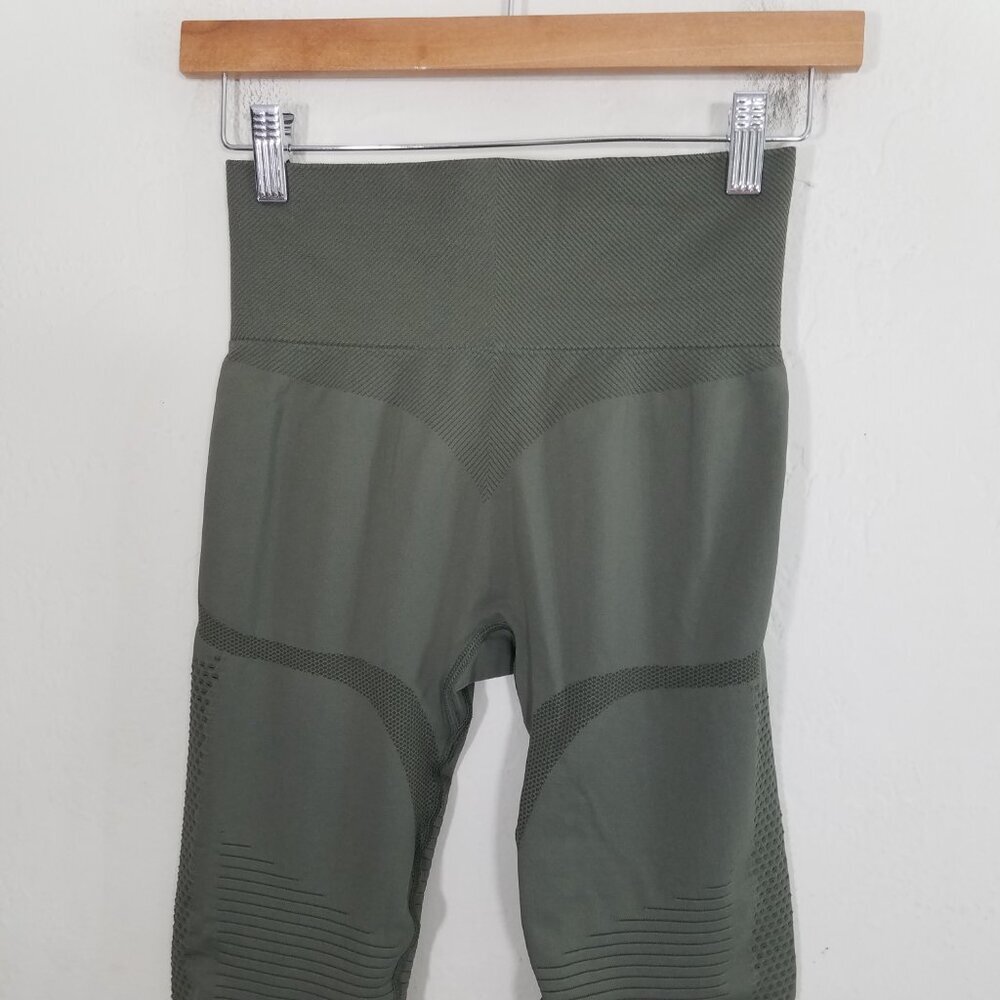 ECHT High Waist Mesh Legging Green - Picture 5 of 6